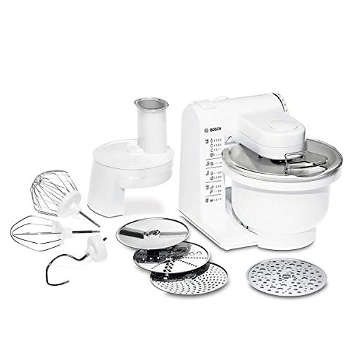 Bosch MUM4427 Küchenmaschine, Kunststoff, 3.9 liters, weiß Bosch MUM4427 Küchenmaschine, Kunststoff, 3.9 liters, weiß