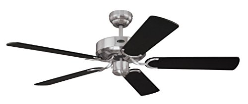 78370 Cyclone 132 cm, Deckenventilator, gebürsteter Stahl 78370 Cyclone 132 cm, Deckenventilator, gebürsteter Stahl