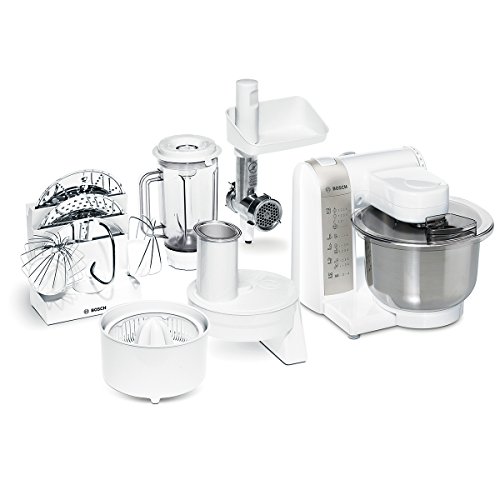 Bosch MUM4880 Küchenmaschine, Kunststoff, 3.9 liters, weiß Bosch MUM4880 Küchenmaschine, Kunststoff, 3.9 liters, weiß