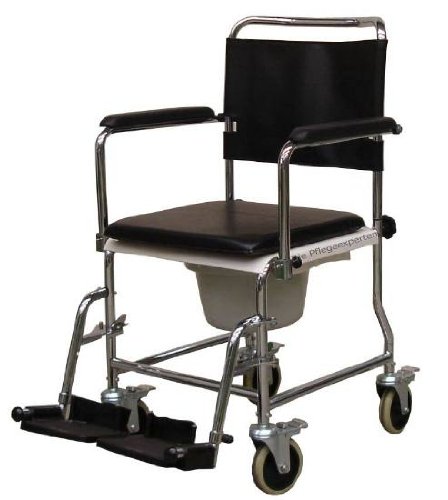 Saniversum UG Fahrbarer Toilettenrollstuhl/Duschrollstuhl/Nachtstuhl auf Rollen Saniversum UG Fahrbarer Toilettenrollstuhl/Duschrollstuhl/Nachtstuhl auf Rollen