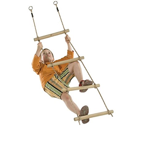 WICKEY Strickleiter leicht, 4 Sprossen, Seilleiter, Länge 145cm WICKEY Strickleiter leicht, 4 Sprossen, Seilleiter, Länge 145cm