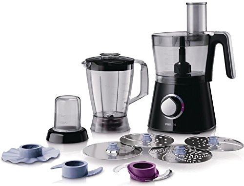 Philips HR7762/90 Küchenmaschine (750 Watt, inkl. Knethaken, Standmixer und Mühle) schwarz Philips HR7762/90 Küchenmaschine (750 Watt, inkl. Knethaken, Standmixer und Mühle) schwarz