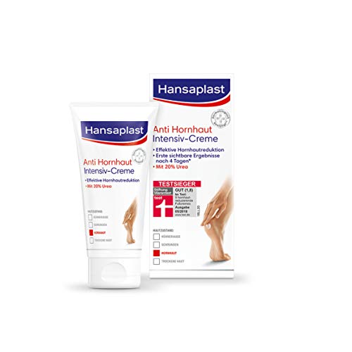 Hansaplast Anti Hornhaut Intensiv-Creme (75 ml), Creme zur Hornhaut Entfernung an den Füßen, feuch...