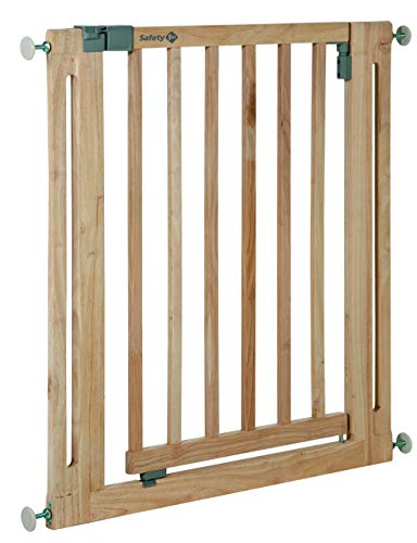 Safety 1st Easy Close Wood Treppenschutzgitter, mit Schwung schließbar, Türschutzgitter zum Klemme...