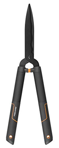 Fiskars SingleStep Heckenschere, Mit Wellenschliff, Hochwertige Stahl-Klingen, Länge 60 cm, Mattsch... Fiskars SingleStep Heckenschere, Mit Wellenschliff, Hochwertige Stahl-Klingen, Länge 60 cm, Mattsch...