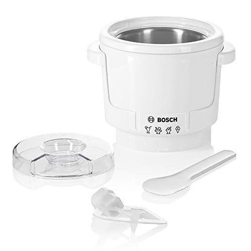 Bosch Eisbereiter MUZ5EB2, 550ml, selbstgemachtes Eis, Sorbet und Frozen Yoghurt, weiß, passend fü...