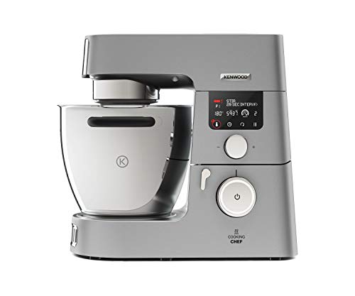 Kenwood Cooking Chef Gourmet KCC9040S – Küchenmaschine mit Kochfunktion, Induktionskochfeld von 2...