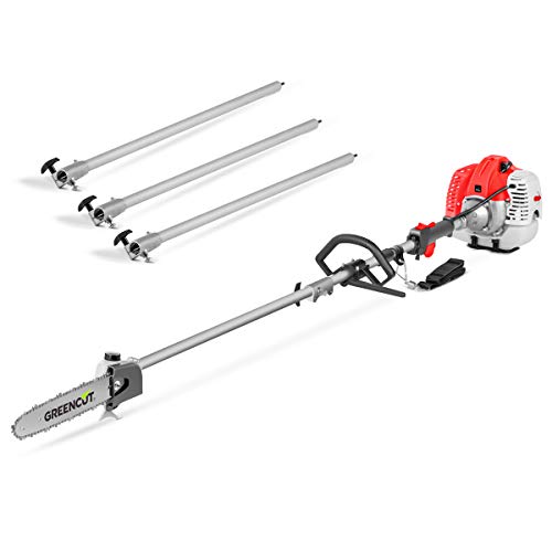 GREENCUT Kartoffel Scoppio Stange Teleskop 5 Meter Benzinmotor 65cc 4.9cv GREENCUT Kartoffel Scoppio Stange Teleskop 5 Meter Benzinmotor 65cc 4.9cv