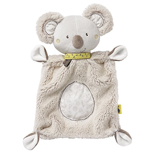 Fehn 064056 Schmusetuch Koala – Schnuffeltuch mit Koala-Köpfchen – Zum Kuscheln für Babys und ...