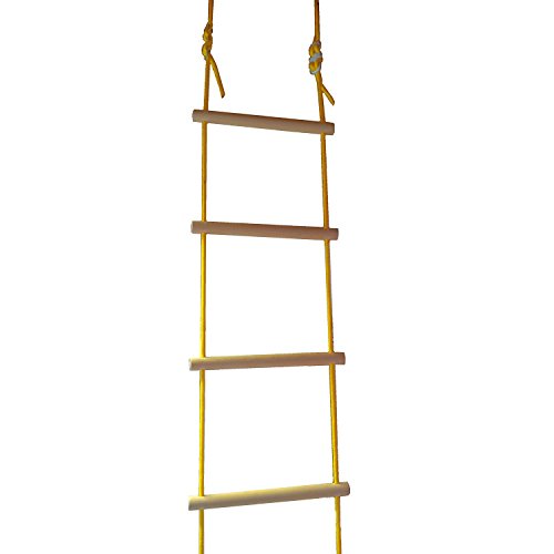 NiroSport Strickleiter für Kinder und Erwachsene bis 80 kg, für Outdoor und Indoor, TÜV geprüft,... NiroSport Strickleiter für Kinder und Erwachsene bis 80 kg, für Outdoor und Indoor, TÜV geprüft,...