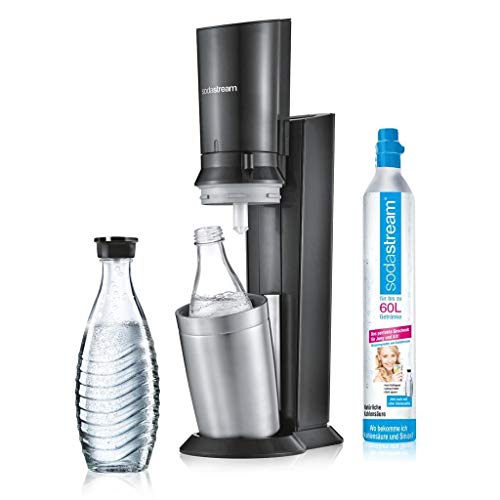 SodaStream Crystal 2.0 Aktionspack Wassersprudler, Titan, inkl. 3 Glasflaschen SodaStream Crystal 2.0 Aktionspack Wassersprudler, Titan, inkl. 3 Glasflaschen