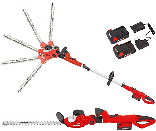 Grizzly Akku Kombi Heckenschere AKHS 20 Set, 2 Heckenscheren in einem Gerät durch herausnehmbaren T... Grizzly Akku Kombi Heckenschere AKHS 20 Set, 2 Heckenscheren in einem Gerät durch herausnehmbaren T...
