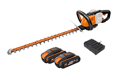 WORX 40V Akku Heckenschere WG284E, 2 x 20V/2.0Ah, Powershare, Dual Schnittklingen für gleichmäßig... WORX 40V Akku Heckenschere WG284E, 2 x 20V/2.0Ah, Powershare, Dual Schnittklingen für gleichmäßig...
