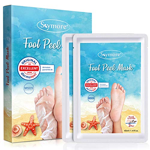 Skymore 2 Paar Fußmaske, Hornhaut Entfernung Fuß Peeling Maske Exfoliating Fussmaske für zarte F�...