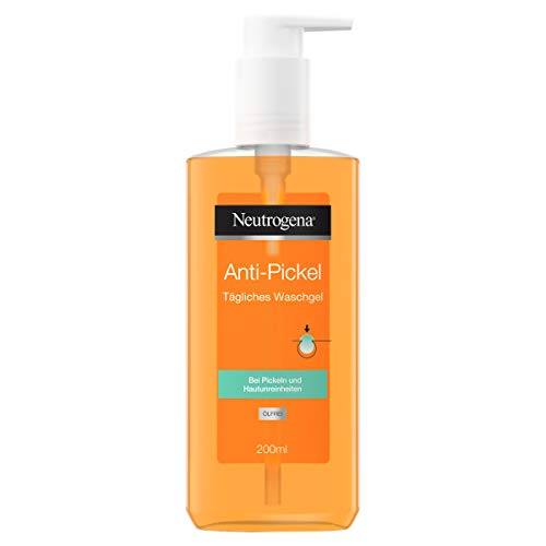 Neutrogena Anti-Pickel Gesichtsreinigung, Tägliches Waschgel mit Salicylsäure für unreine Haut, �... Neutrogena Anti-Pickel Gesichtsreinigung, Tägliches Waschgel mit Salicylsäure für unreine Haut, �...