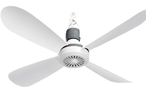 Mobiler Deckenventilator mit Stecker und Schalter, 220V-240V / 5 Watt, Ø40 cm Portabler Decken - Ve... Mobiler Deckenventilator mit Stecker und Schalter, 220V-240V / 5 Watt, Ø40 cm Portabler Decken - Ve...
