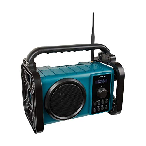 MEDION P66220 Baustellenradio mit Bluetooth 5.0, PLL UKW Radio, Spritzwassergeschützt (IP44), Robus... MEDION P66220 Baustellenradio mit Bluetooth 5.0, PLL UKW Radio, Spritzwassergeschützt (IP44), Robus...