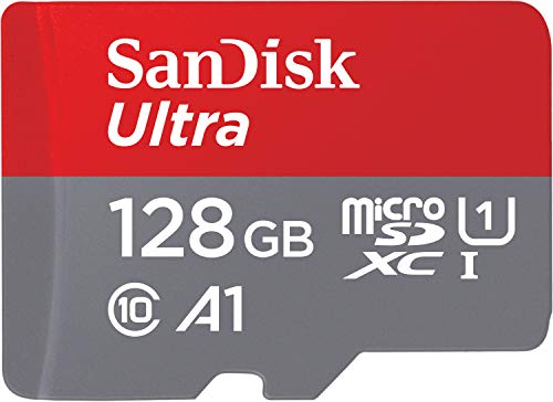 SanDisk Ultra microSDXC UHS-I Speicherkarte 128 GB + Adapter (Für Smartphones und Tablets und MIL-K...