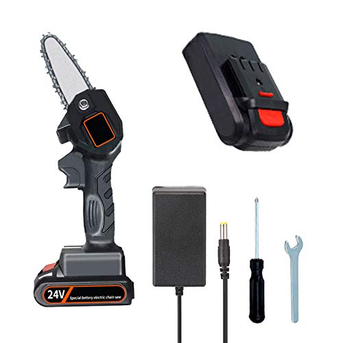 4 Zoll Akku Kettensäge,Mini Elektrische Kettensäge,Fuchsschwanz, Li-Ion 24V, Rückschlagschutz, ... 4 Zoll Akku Kettensäge,Mini Elektrische Kettensäge,Fuchsschwanz, Li-Ion 24V, Rückschlagschutz, ...