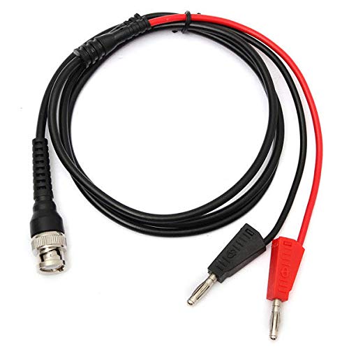 Q9 bis Dual 4mm Stapelbarer Bananenstecker mit Sockelprüfungen Leitungen Sondenkabel 120 cm